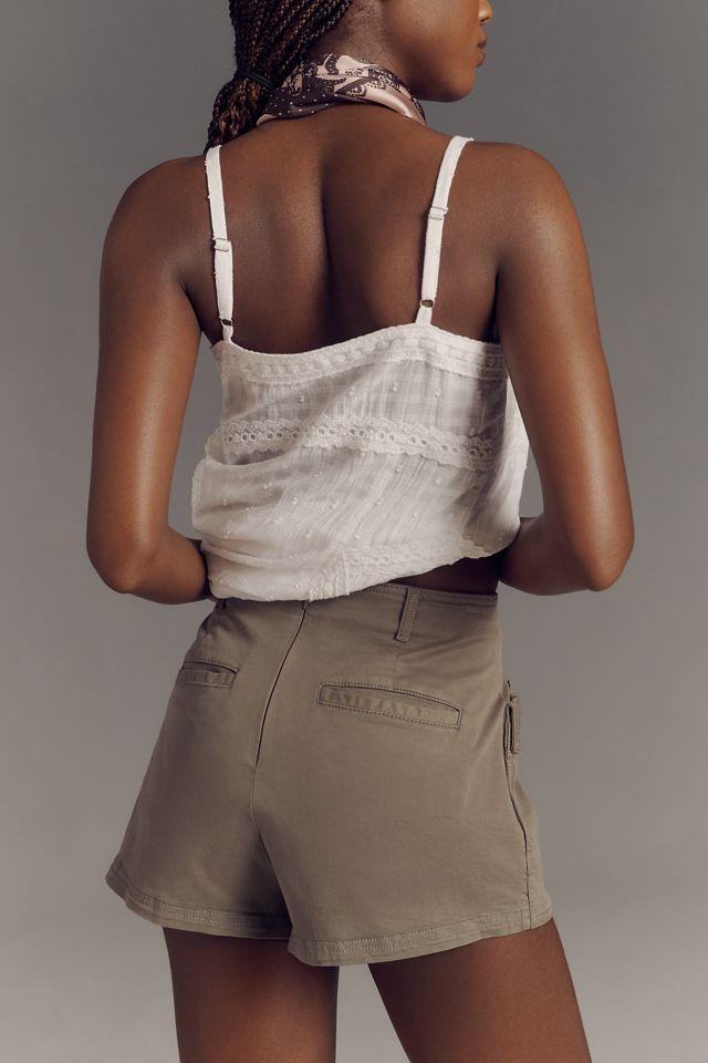 By Anthropologie Washed Utility Shorts #4