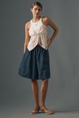 Shorts Skirty Pull-On en Blue, taille: XS chez Anthropologie - Pilcro - Modalova