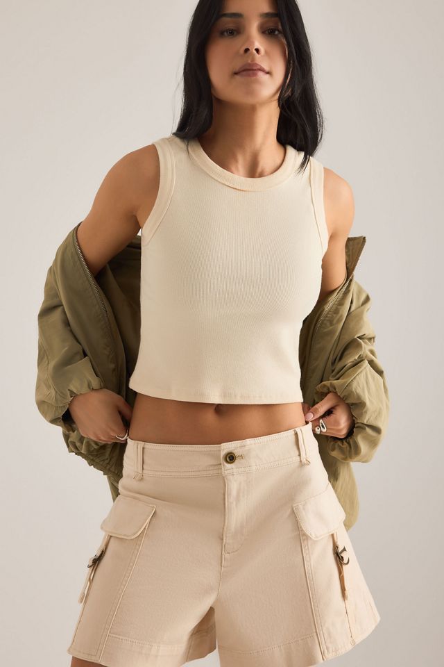 By Anthropologie Utility Buckle Shorts #3