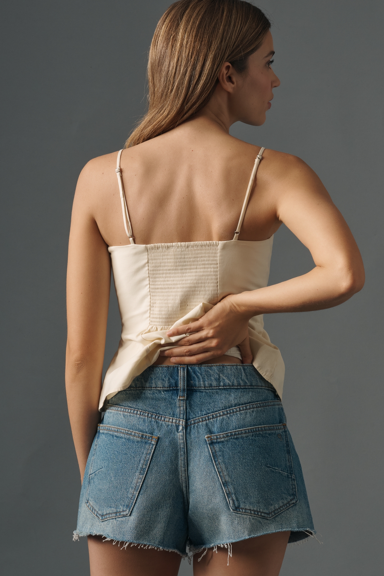 The Everyday Denim Shorts by Pilcro