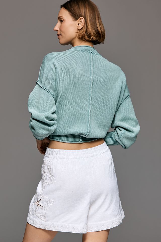 Ollari Cutwork Pull-On Shorts #3