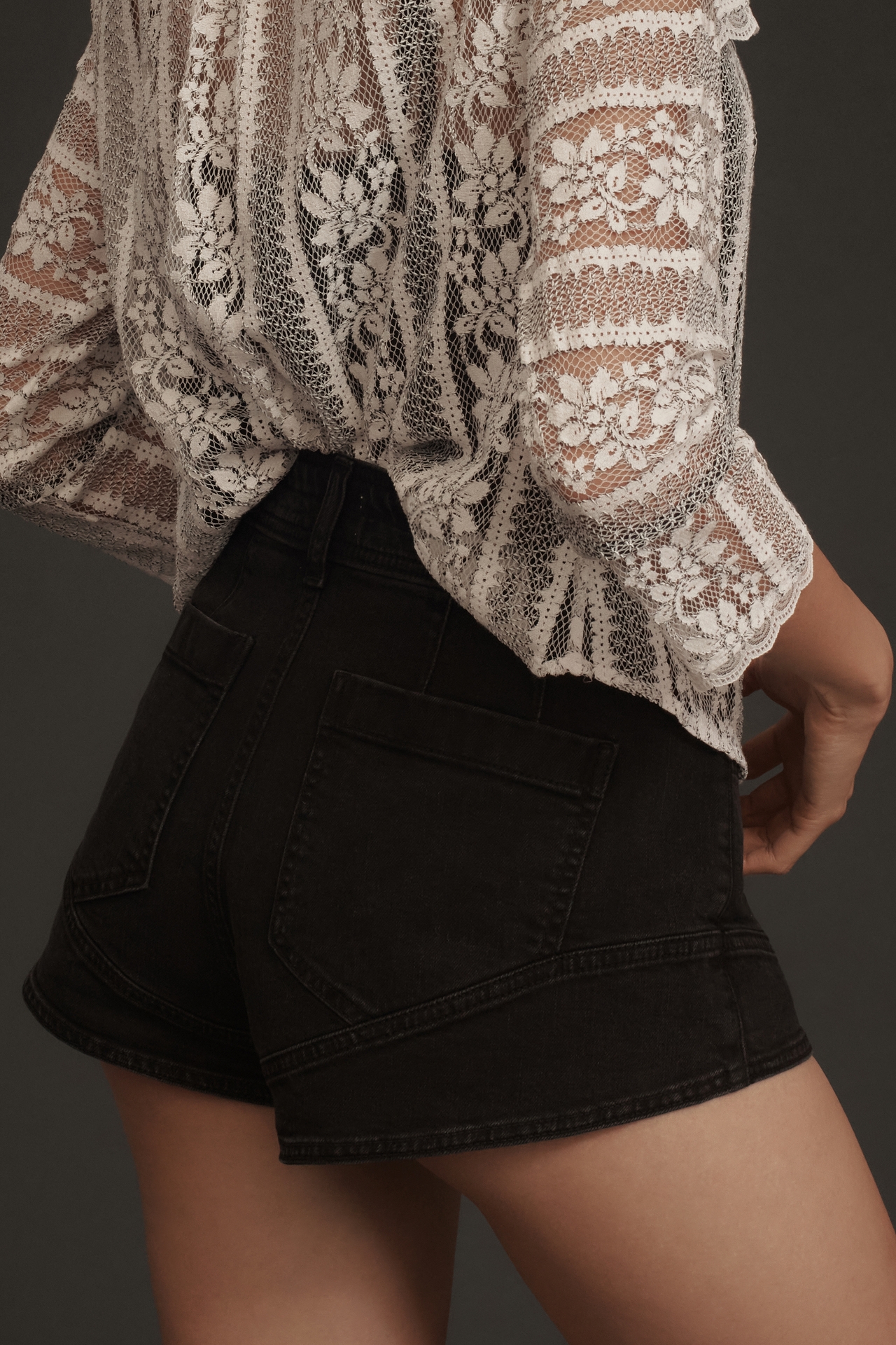 Pilcro Micro Denim Shorts