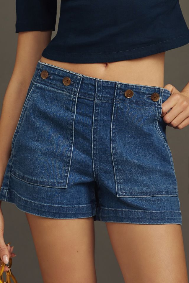 The Kit HighRise Utility Shorts by Pilcro Anthropologie