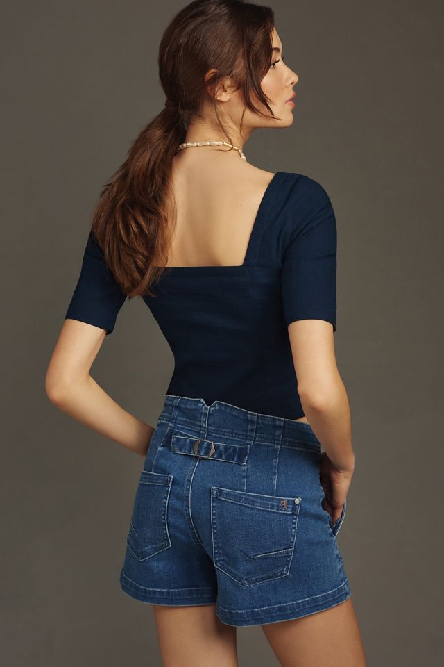 The Kit HighRise Utility Shorts by Pilcro Anthropologie