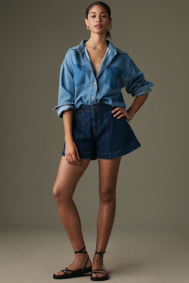 Pilcro Skirty Denim Shorts #3