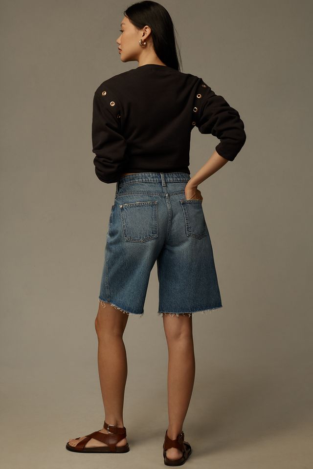 Pilcro Classic Bermuda Denim Shorts #4