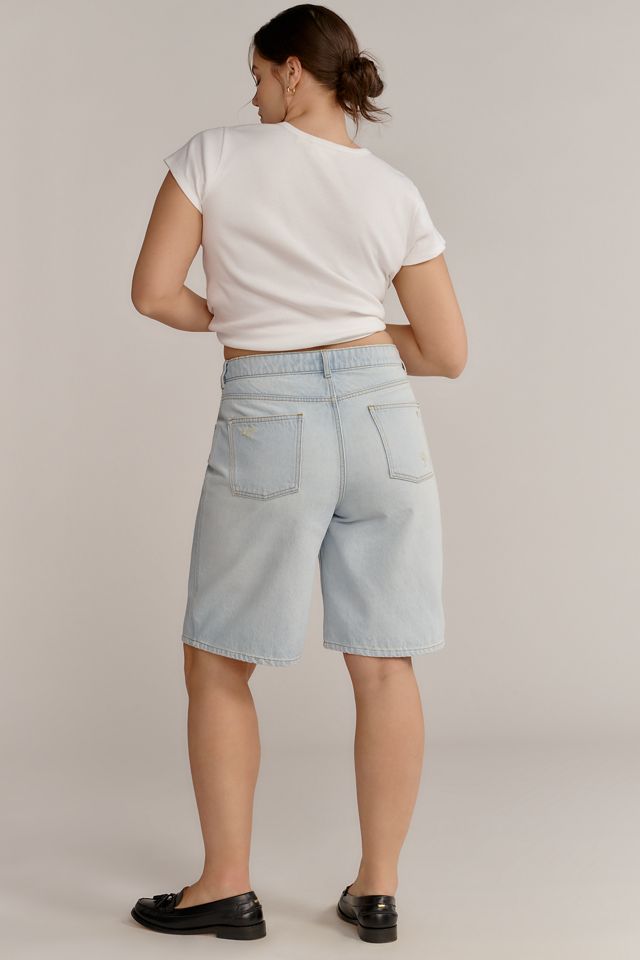Pilcro Classic Bermuda Denim Shorts #6