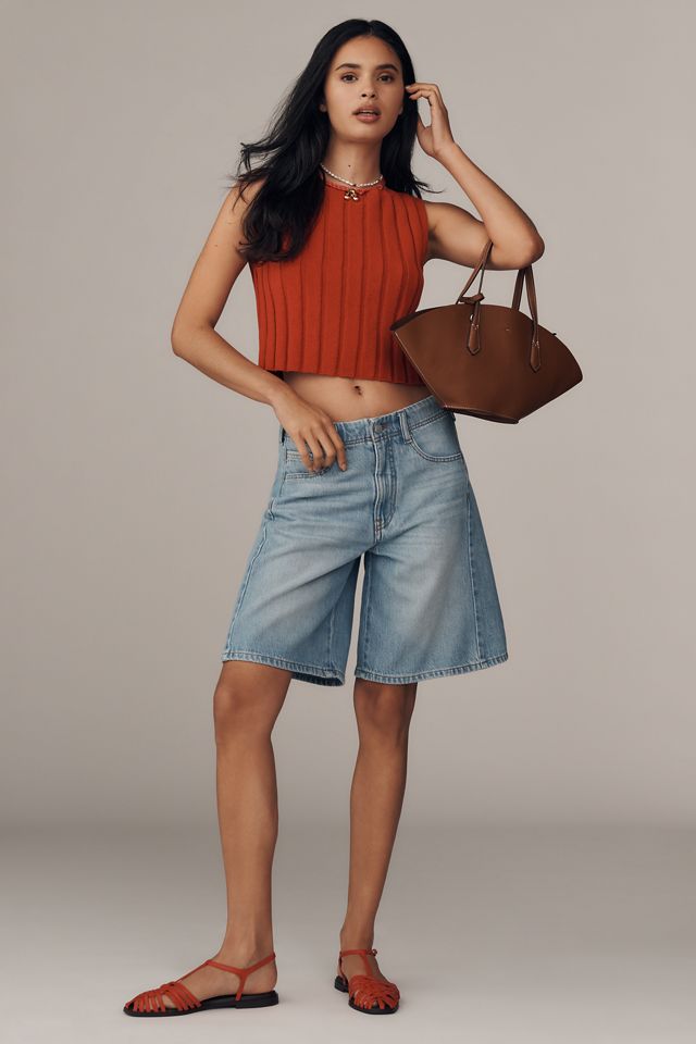 The Adi Mid-Rise Relaxed Shorts by Pilcro