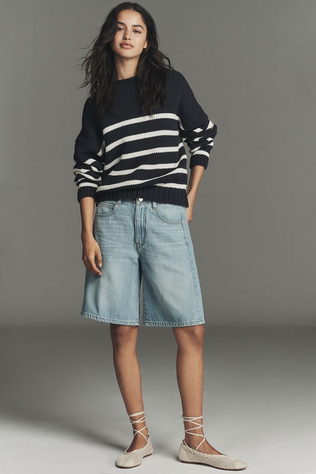 Pilcro Adi Mid-Rise Relaxed Bermuda Shorts #4