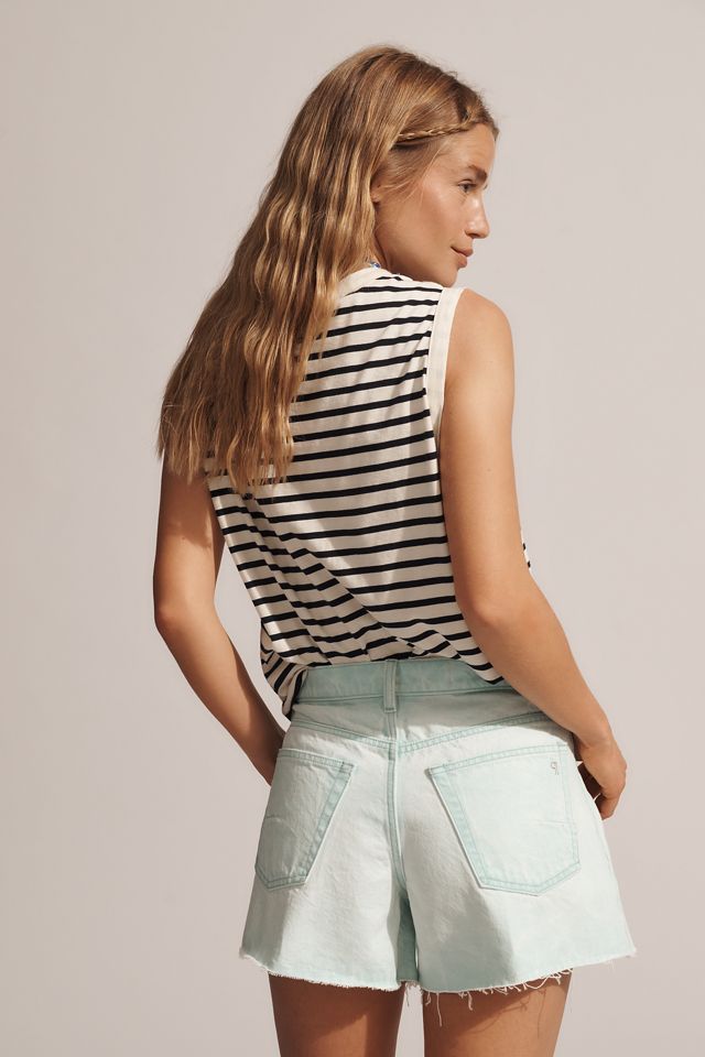 The Devon Denim Shorts by Pilcro: Spray Color Edition #3