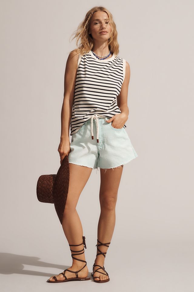 The Devon Denim Shorts by Pilcro: Spray Color Edition #4