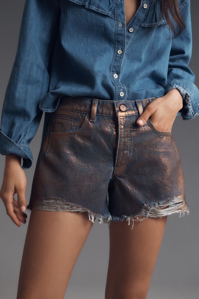 The Devon Denim Shorts by Pilcro: Coated Edition #1