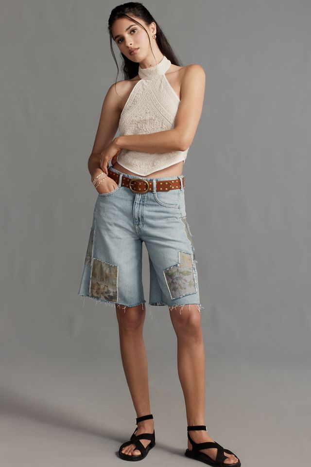 Le Short Décontracté Mi-Taille Adi par Pilcro : Édition Patchwork #3