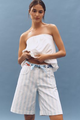 MAEVE PRINTED BERMUDA SHORTS 