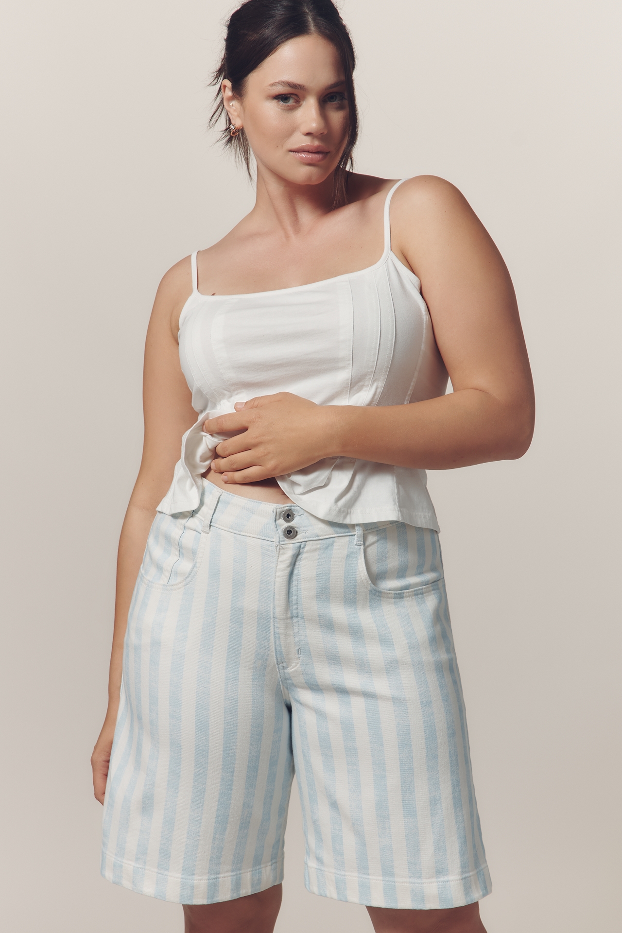 Maeve Printed Bermuda Shorts