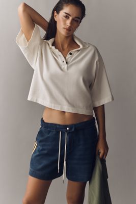 Pilcro Cotton Blend Pull-On Shorts