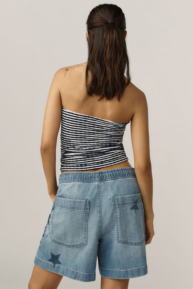 Pilcro Star-Embellished PJ Pull-On Shorts #3