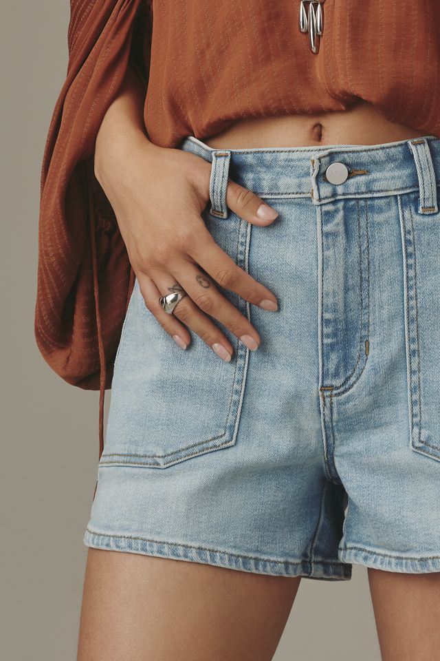 The Rylan High-Rise Denim Shorts von Pilcro #1