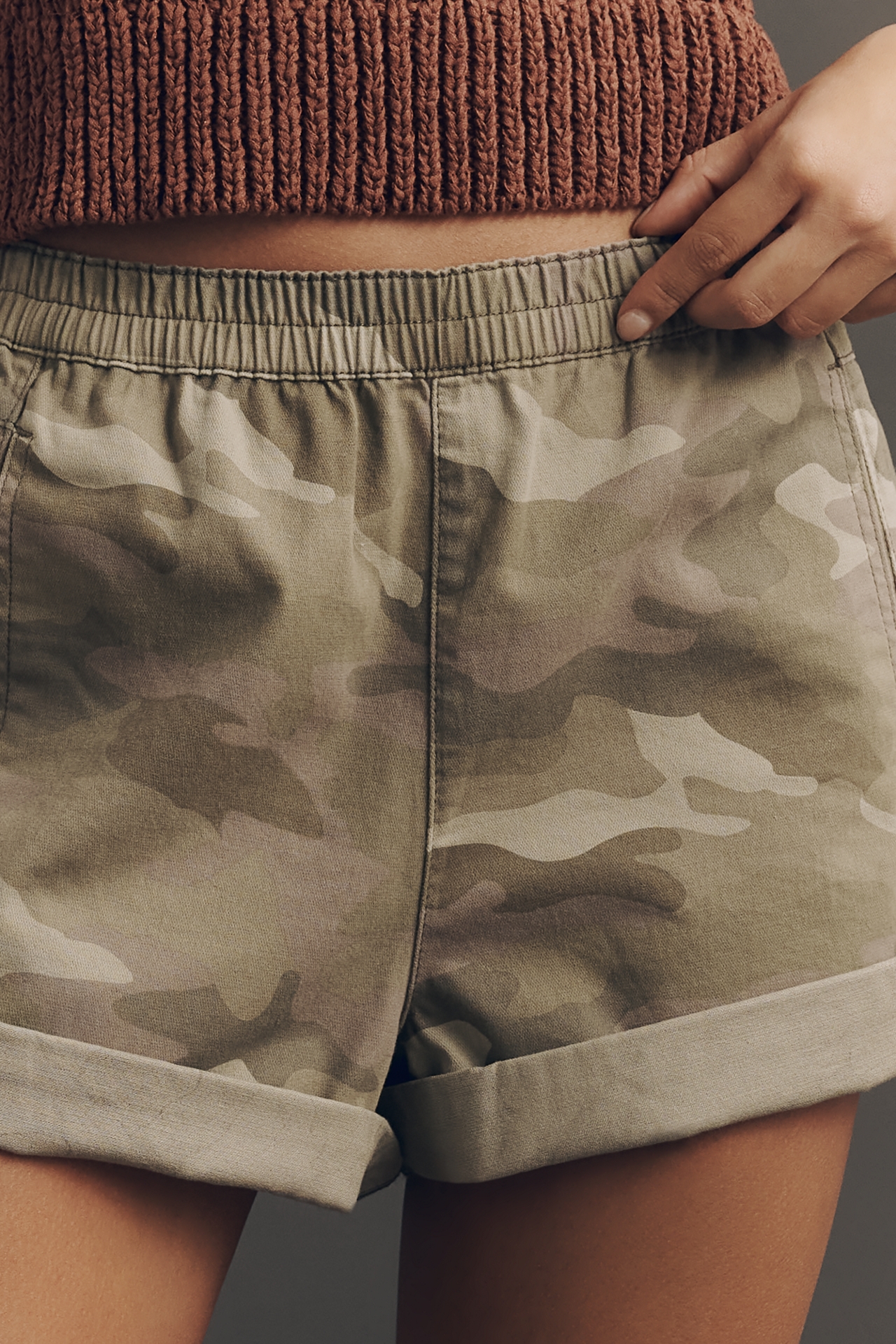 The Izzie Relaxed Pull-On Shorts by Pilcro