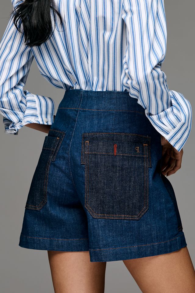 Henri Denim Shorts by Pilcro #2