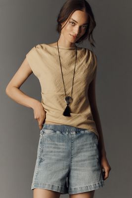 Pilcro Izzie Relaxed Pull On Shorts