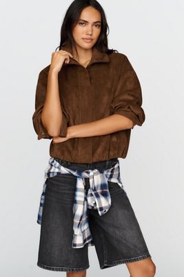 Pilcro Classic Denim Bermuda Shorts