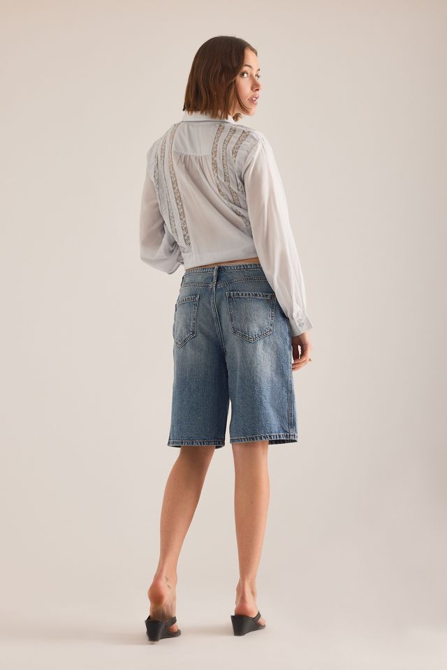 Pilcro Classic Denim Bermuda Shorts #2