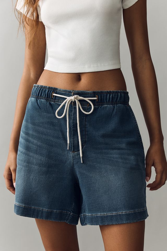 Pilcro Cotton Blend Drawstring Shorts #1