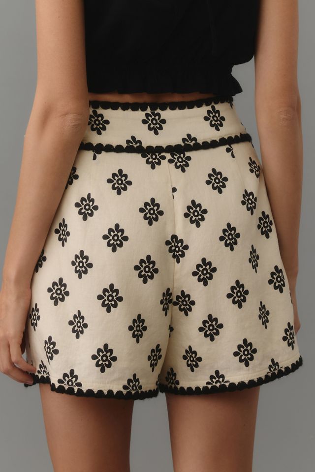 ARTISAN GRID WOVEN SKORT main image 0