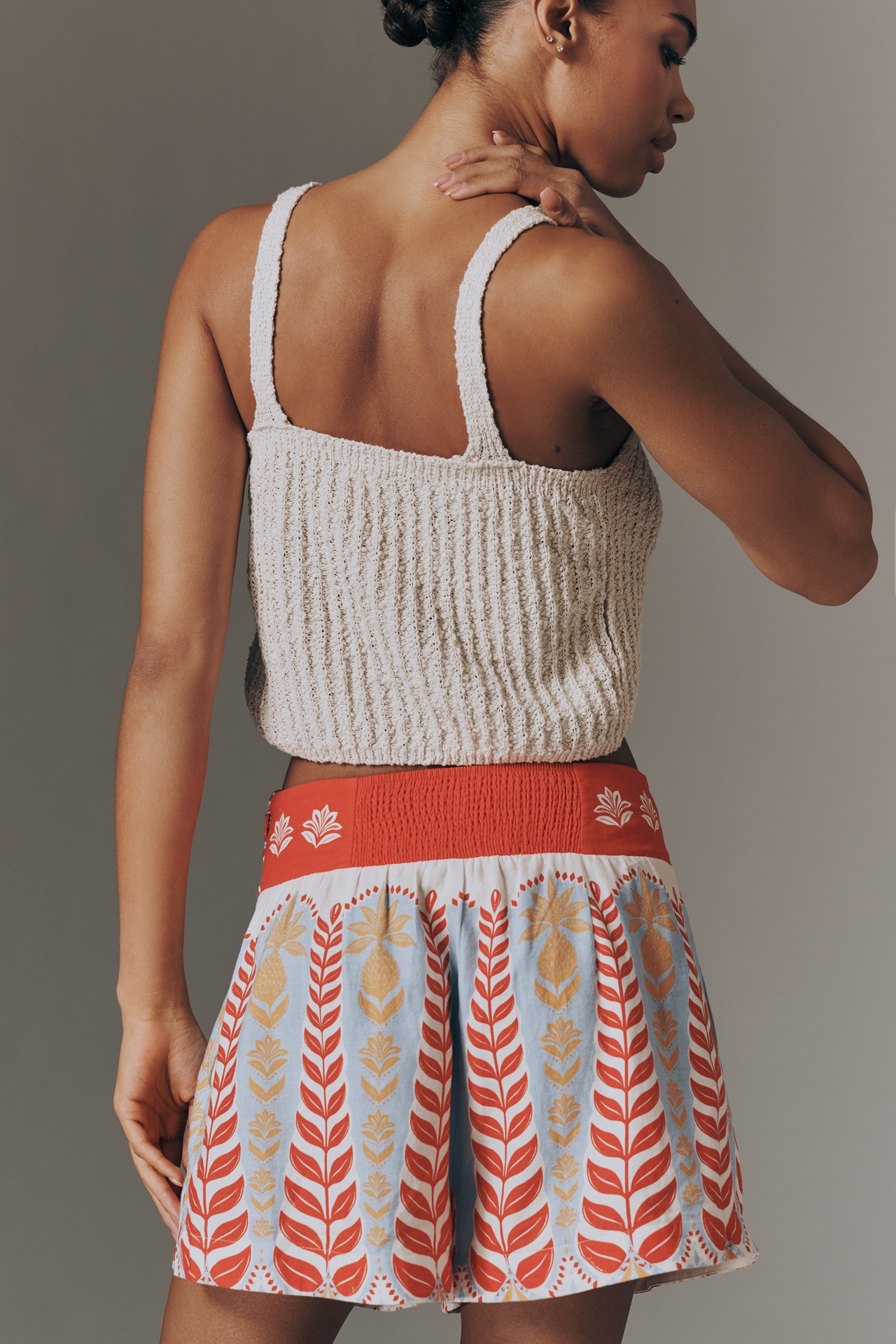 Farm Rio Braided Waist Shorts