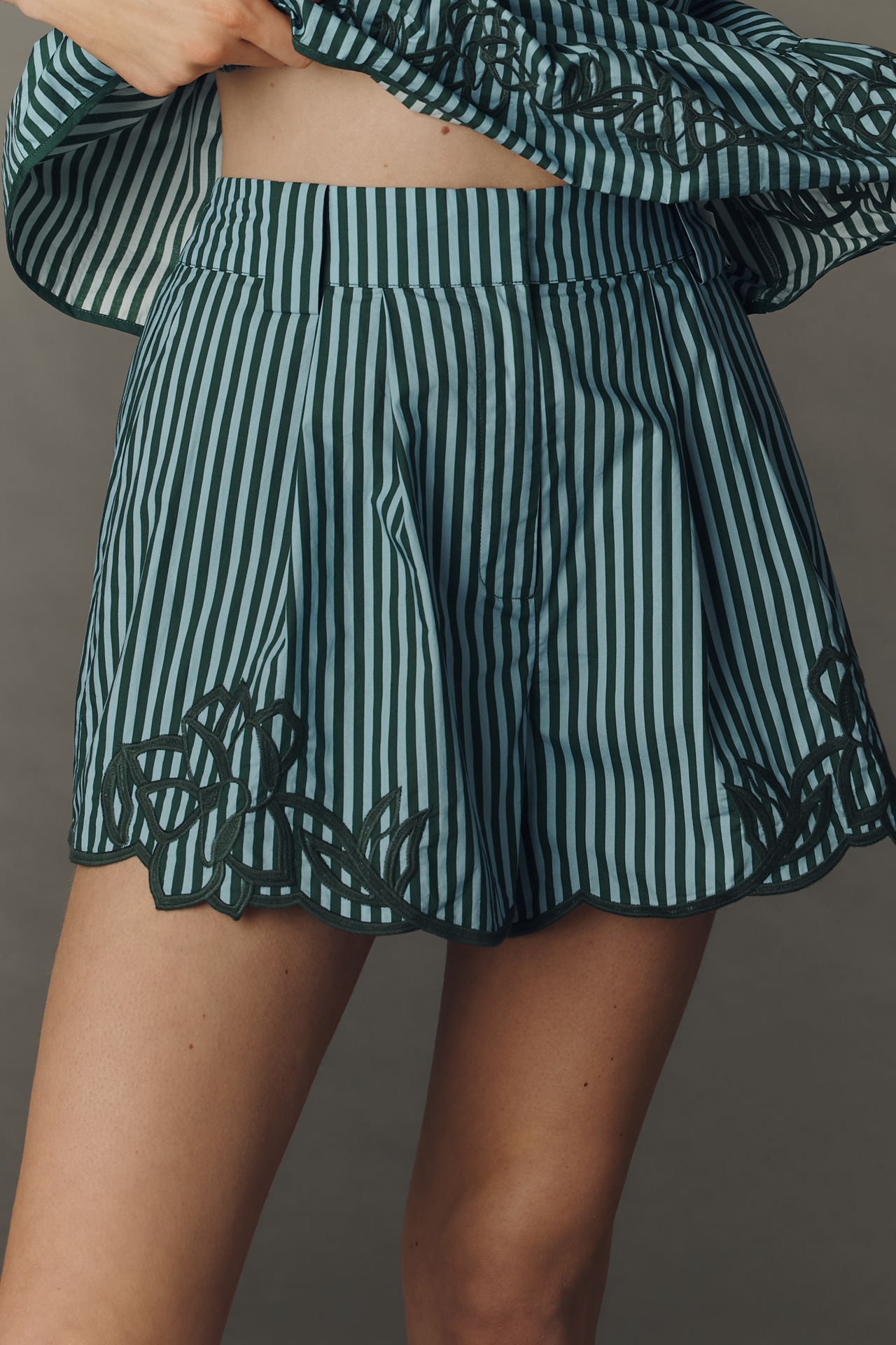 Farm Rio Embroidered Shorts