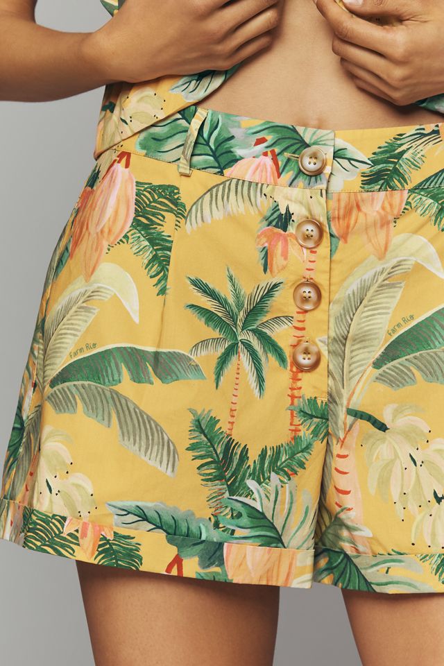 Farm Rio Palm Cotton Shorts #2