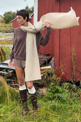 Essentiel Antwerp Krook Wool Blend Hot Pants by Anthropologie