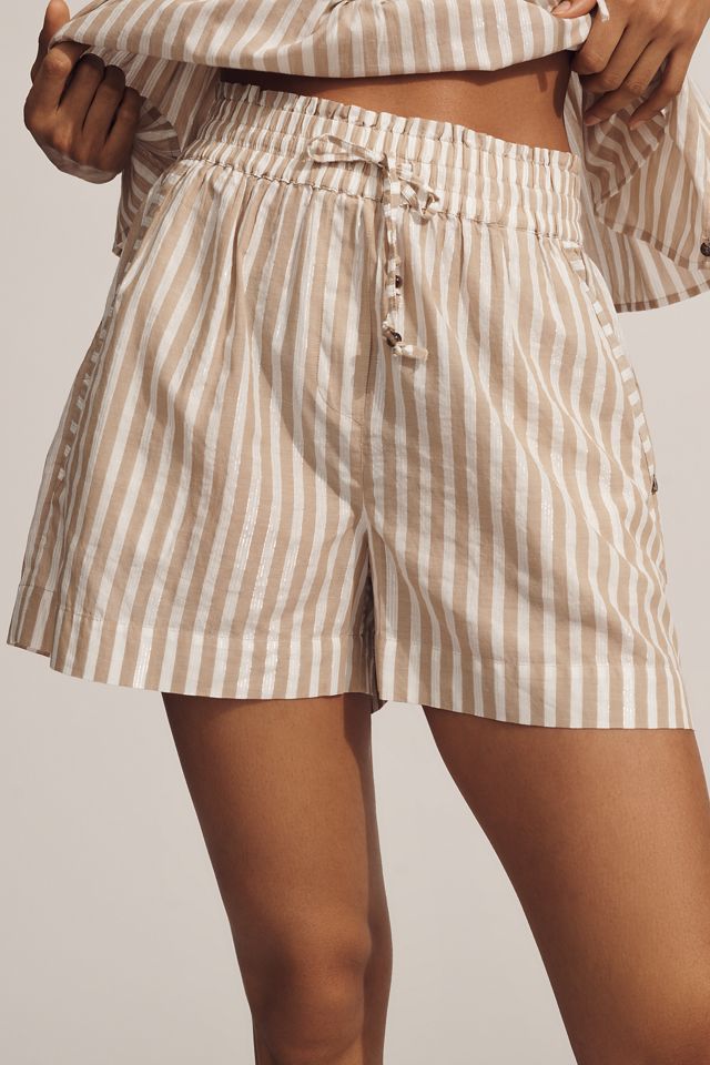 Scotch & Soda High-Rise Drawstring Shorts #1