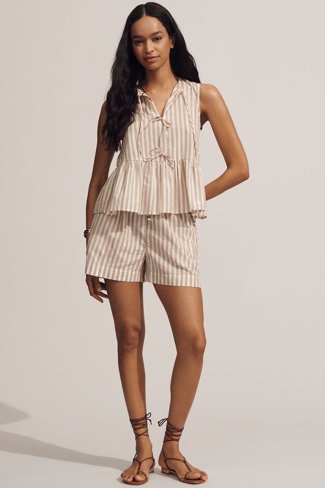 Scotch & Soda High-Rise Drawstring Shorts #3