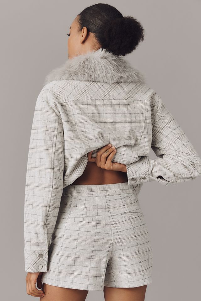 Maeve Cozy Plaid Skort #3