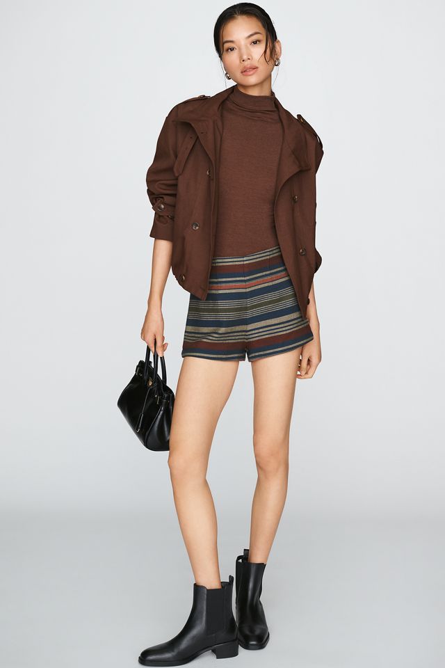 Maeve High-Rise Pull-On Shorts #1