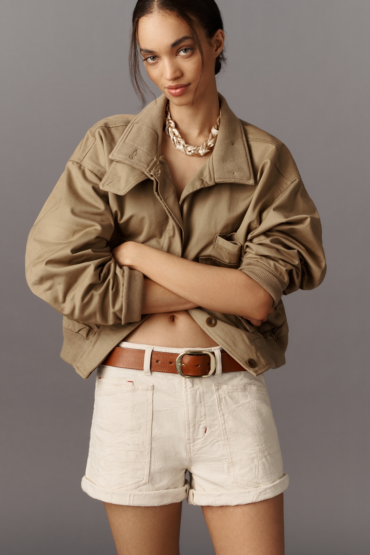 The Wanderer Denim Shorts by Pilcro