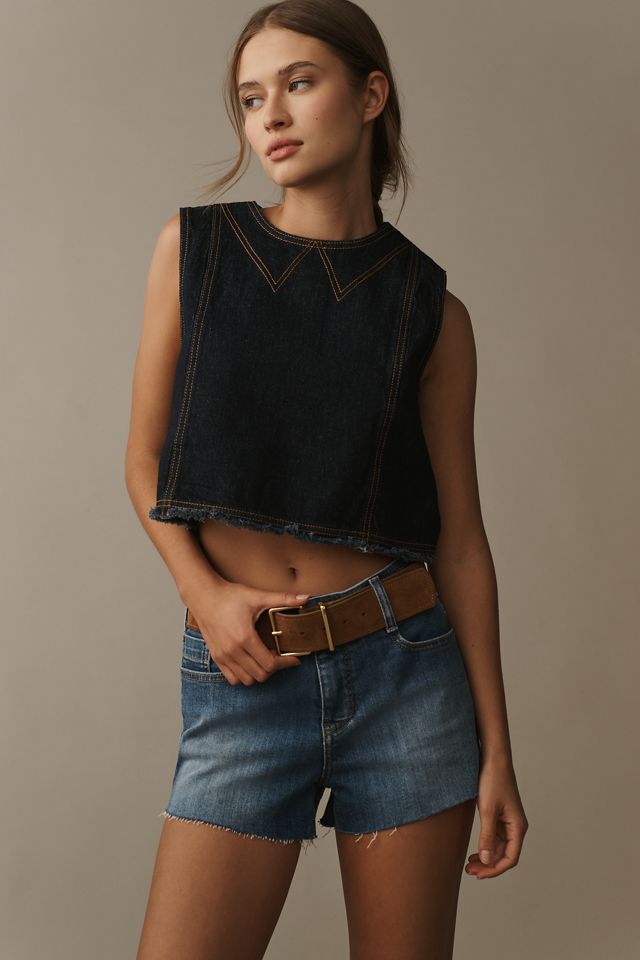 Pilcro Mid-Rise Micro Denim Shorts #1