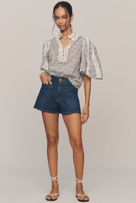 The Colette Denim Shorts by Maeve