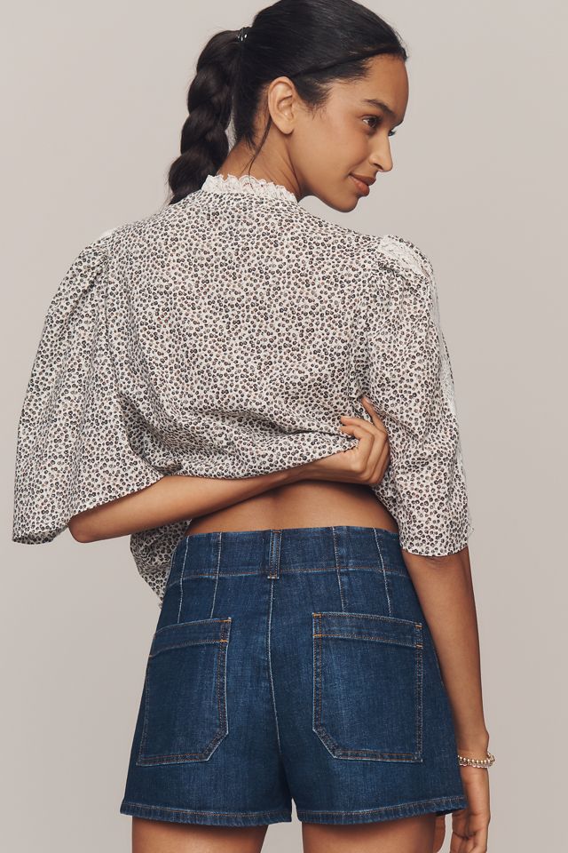 The Colette Denim Shorts by Maeve #3
