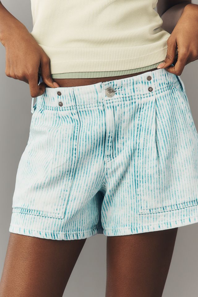 Pilcro 100% Cotton Pleated Trouser Shorts #1