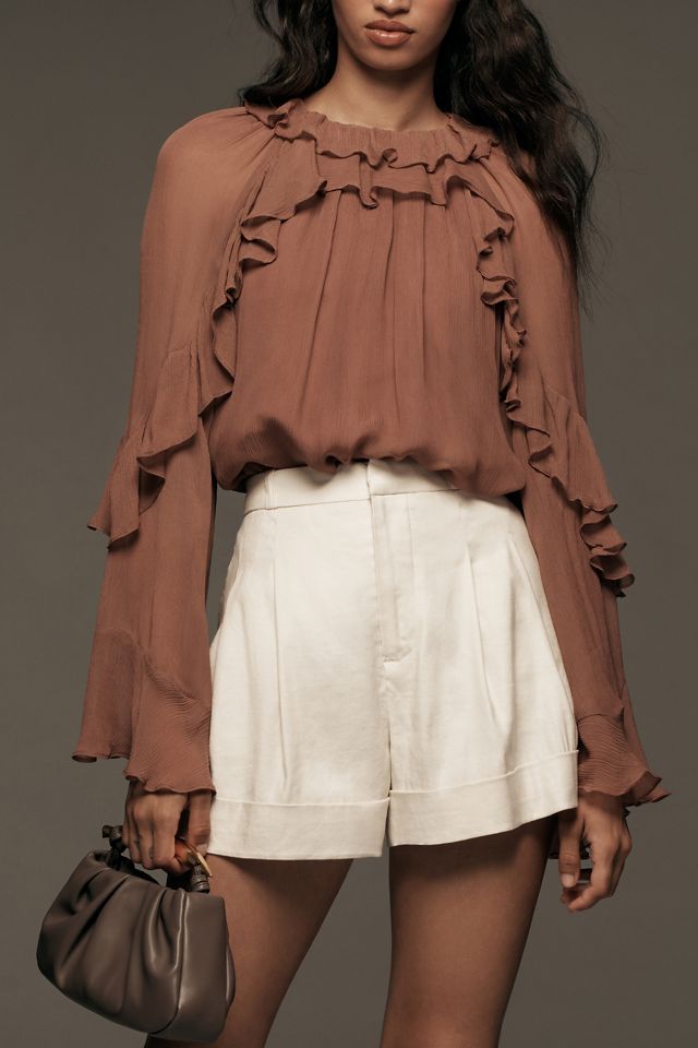 Avery Pointelle Shorts - Cherry Print