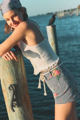 Maeve Colette High-Rise Shorts