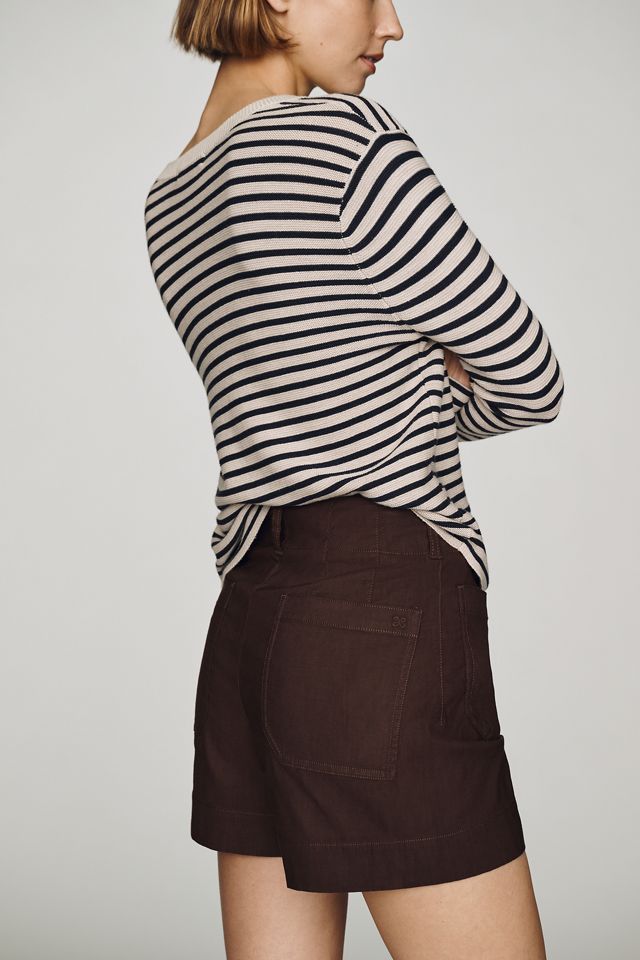 Maeve Colette High-Rise Longline Shorts #3