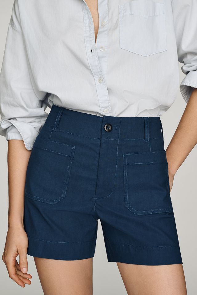 Maeve Colette High-Rise Longline Shorts #1