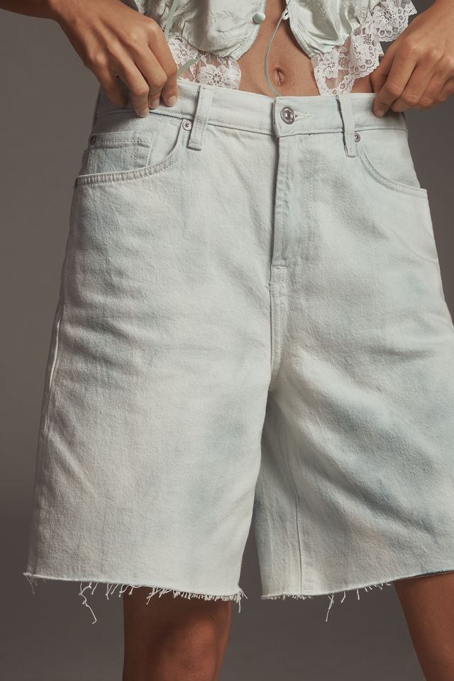 VIP【関税送料無料】希少 7 For All Mankind Lola denim shorts 7 For All Mankind Lola Denim Shorts | Blue | FARFETCH