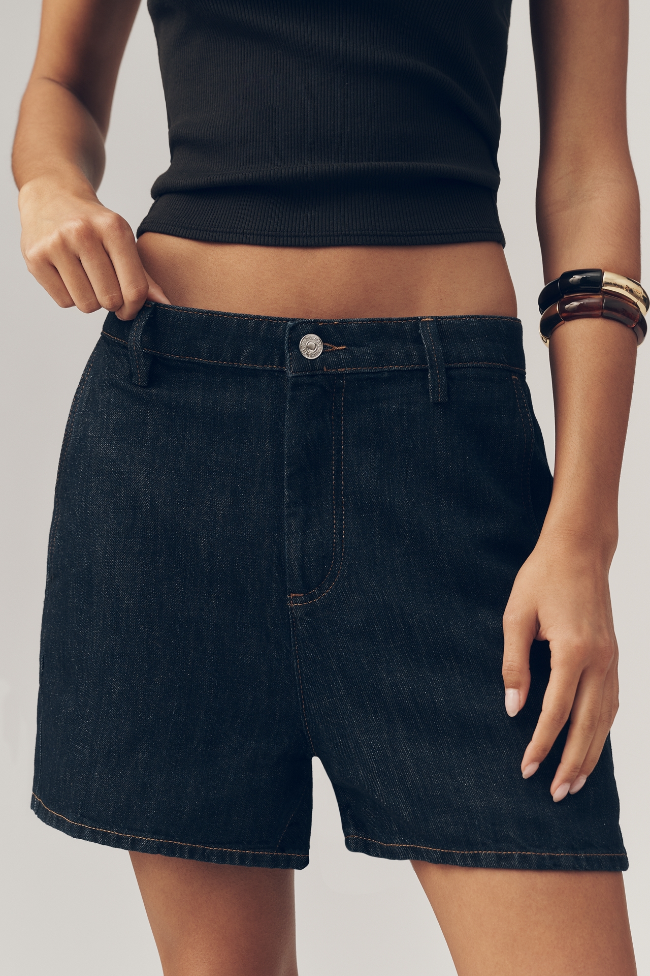 7 For All Mankind Linen-Blend Shorts