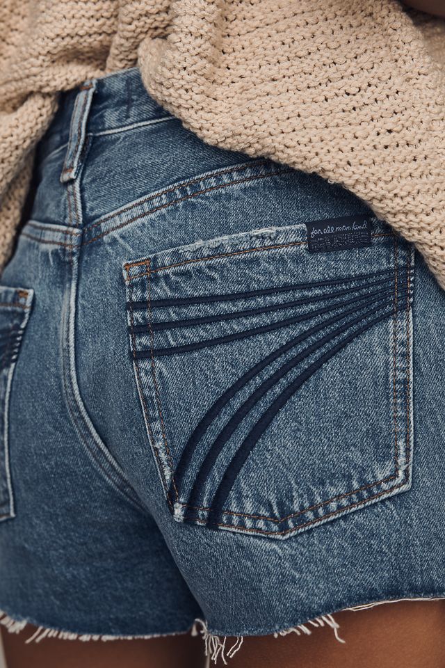 7 For All Mankind June Denim Shorts #3
