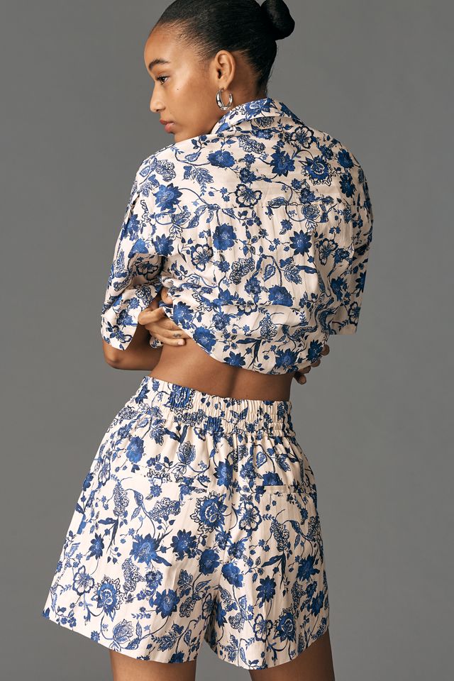 Derek Lam 10 Crosby Belen Printed Shorts | Anthropologie